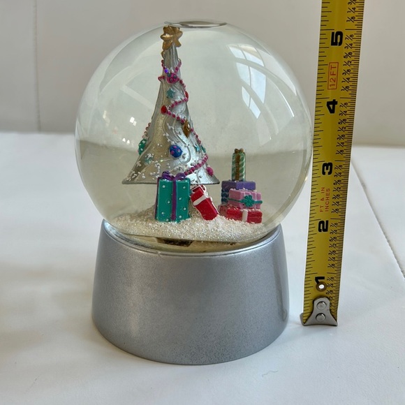Nordstrom Holiday Snow Globe Silver Christmas Tree with Presents - Picture 8 of 8